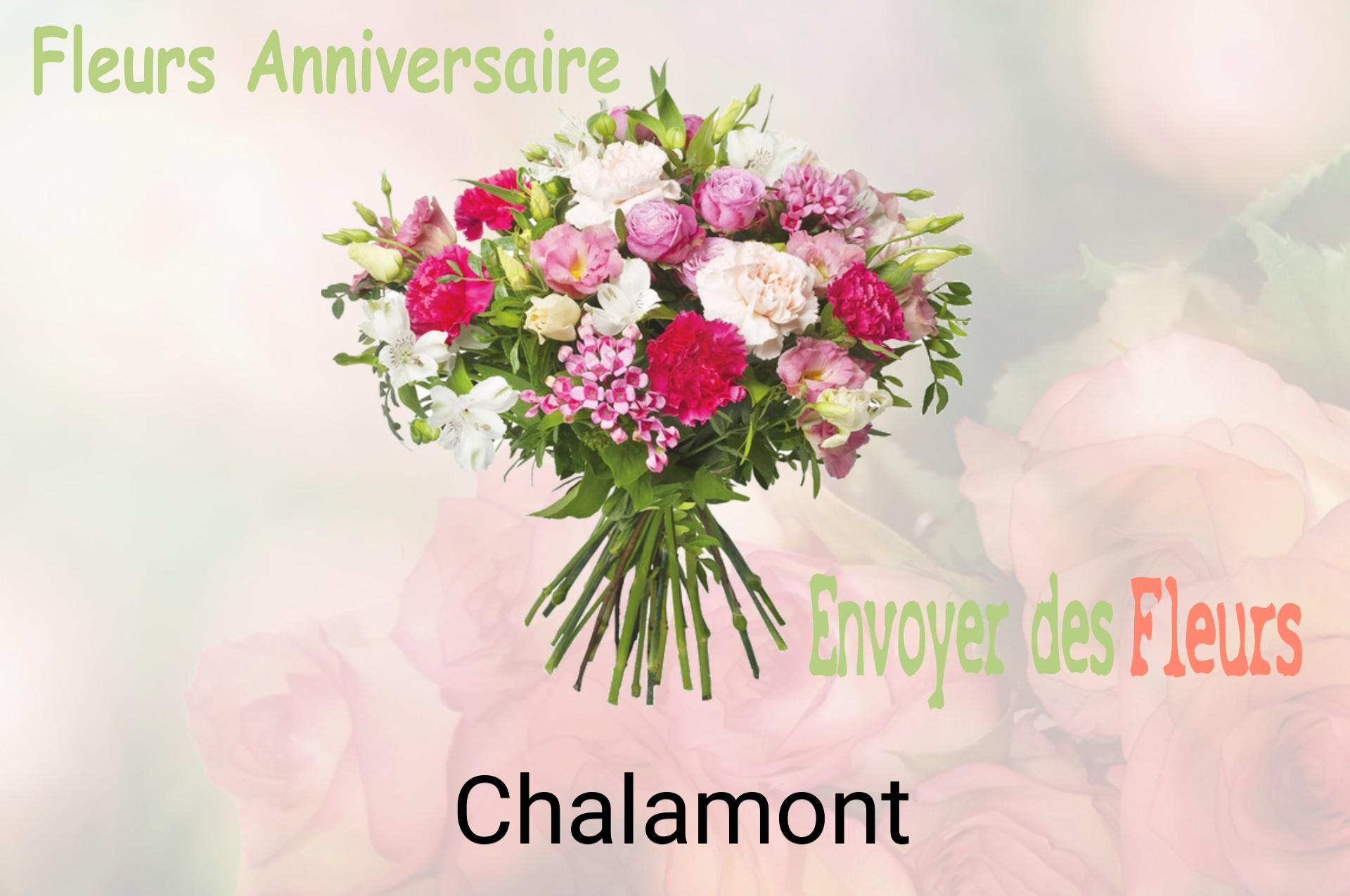 Bouquet de fleurs d’anniversaire livré à Chalamont