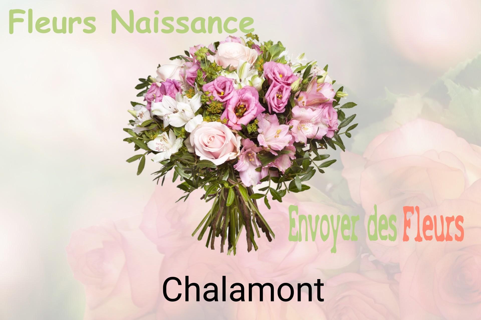 Bouquet de fleurs de naissance livré à Chalamont